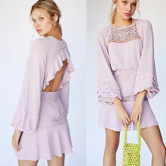 Free People Dresses & Skirts - Free People | Crush on you Lilac Boho Dress